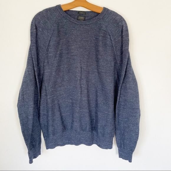 J. Crew Factory Men’s Cotton Raglan Sleeve Budded Crewneck Size Large - Picture 3 of 8